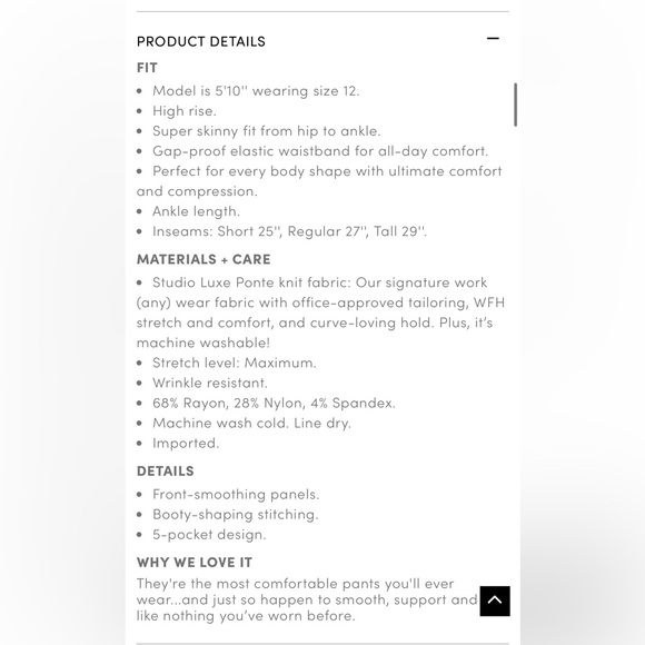 Torrid Bombshell Skinny Ponte Pant Black Sz 22 - Picture 10 of 11